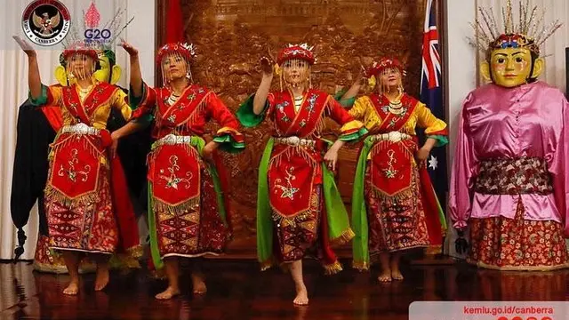 Sajian tarian di Betawi Day, acara perayaan HUT ke-495 Jakarta di KBRI Canberra. (Dok KBRI Canberra)