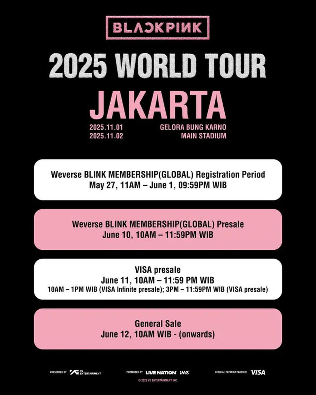 Tiket BLACKPINK Jakarta Segera Dijual, Ini Cara Amankan Tiket dan Bikin Trip-mu Makin Berkesan