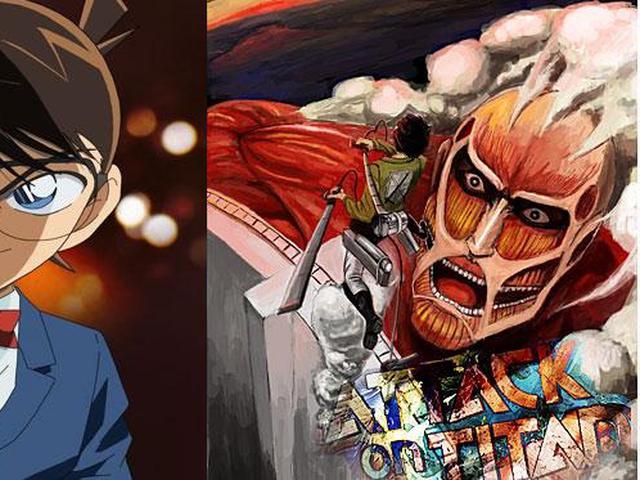 Get Wallpaper Detective Conan Tundukkan Attack On Titan Di Oricon Showbiz HD
