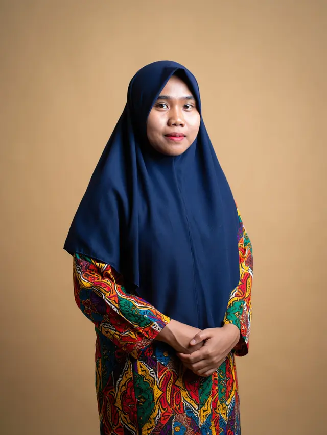 Gamis Syar'i Motif Etnik Trendy