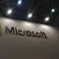 Papan Nama Booth Microsoft di Computex 2017. Liputan6.com/Mochamad Wahyu Hidayat