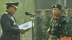 Citizen6, Cilangkap: Asisten Personel Panglima TNI Marsekal Muda TNI Bambang Wahyudi bertindak sebagai Inspektur Upacara (Irup) yang bertempat di Lapangan Upacara Mabes TNI Cilangkap, Jakarta. (Pengirim: Badarudin Bakri)