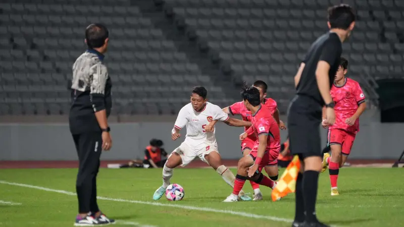 Foto: Timnas Indonesia U-20 Dapat Pelajaran Berharga, Tumbang 3 Gol Tanpa Balas dari Korea Selatan