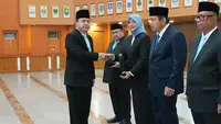 Lantik Empat Pejabat Baru, Sekjen Kemendagri Minta Evaluasi Program