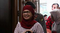 Majelis Hakim Pengadilan Tipikor menyatakan Karen Agustiawan terbukti bersalah melakukan tindak pidana korupsi terkait pembelian gas alam cair atau liquefied natural gas (LNG). (Liputan6.com/Herman Zakharia)