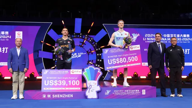 Jonatan Christie - China Masters 2024 - Bulu Tangkis