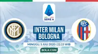 Serie A: Inter Milan vs Bologna. (Bola.com/Dody Iryawan)