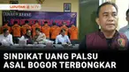 Berupaya membongkar sindikat pembuat dan pengedar uang palsu jaringan Bogor, Jawa Barat. Polsek Metro Tanah Abang kembali menangkap dua orang tersangka di sebuah hotel di kawasan Jakarta Barat. Total kini delapan orang ditangkap. Dari hasil penyelidi...