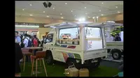 Hi-Max yang dimodifikasi jadi cafe berjalan di booth Daihatsu (Daihatsu)