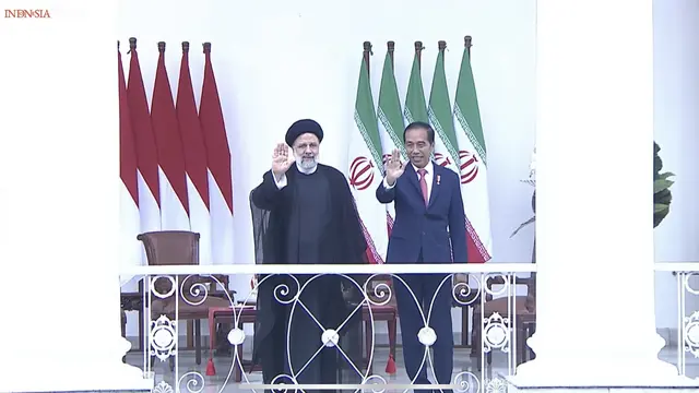 Presiden Joko Widodo atau Jokowi dan Presiden Iran Seyyed Ebrahim Raisi di Istana Kepresidenan Bogor. (Foto: tangkapan layar youtube Sekretariat Presiden)
