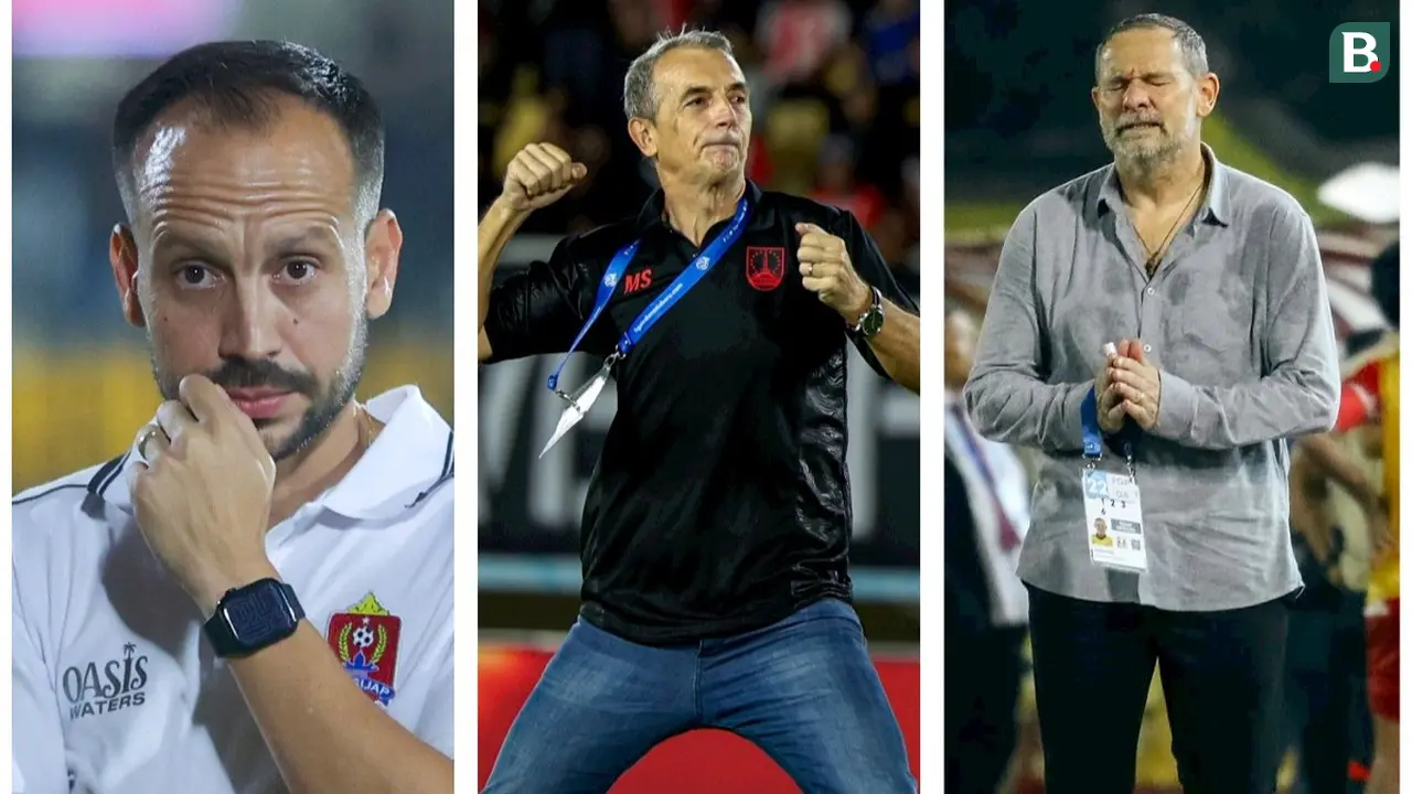 Mario Lemos, Milomir Seslija, dan Dejan Antonic - BRI Super League 2025/2026