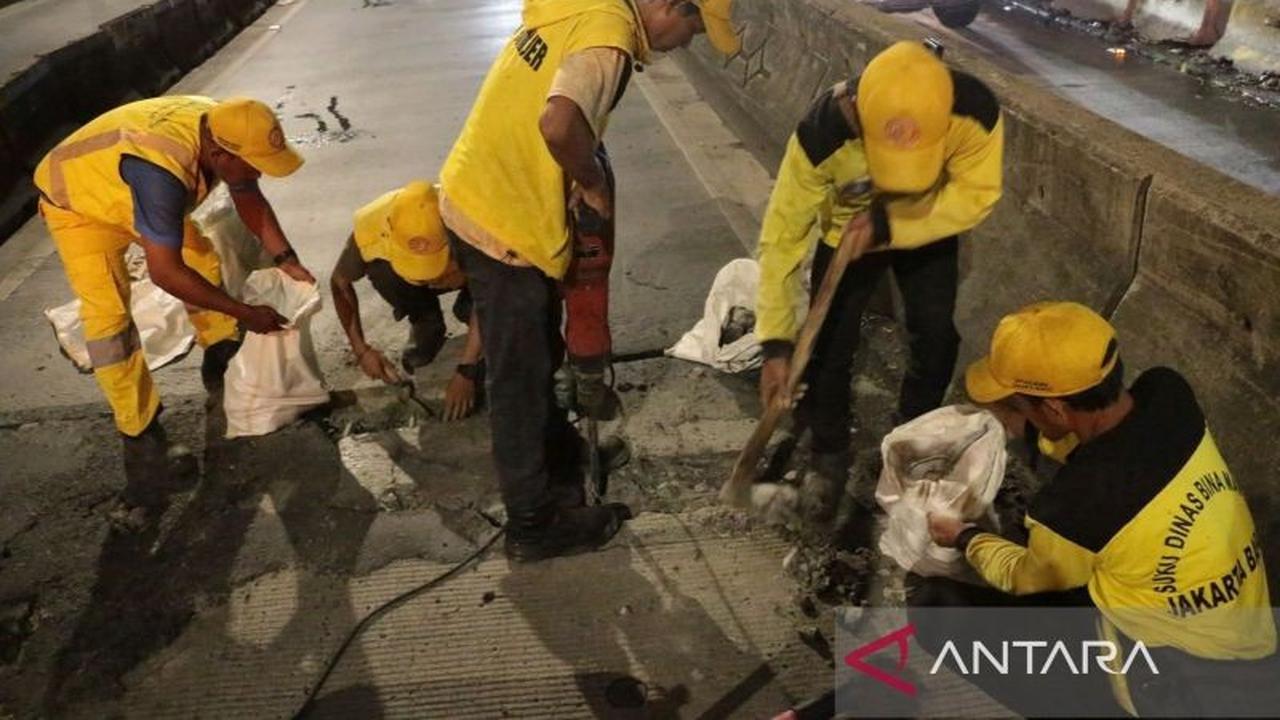 Dinas Bina Marga DKI Jakarta Tangani 40 Lubang di Jalan Layang Pesing, Antisipasi Kecelakaan