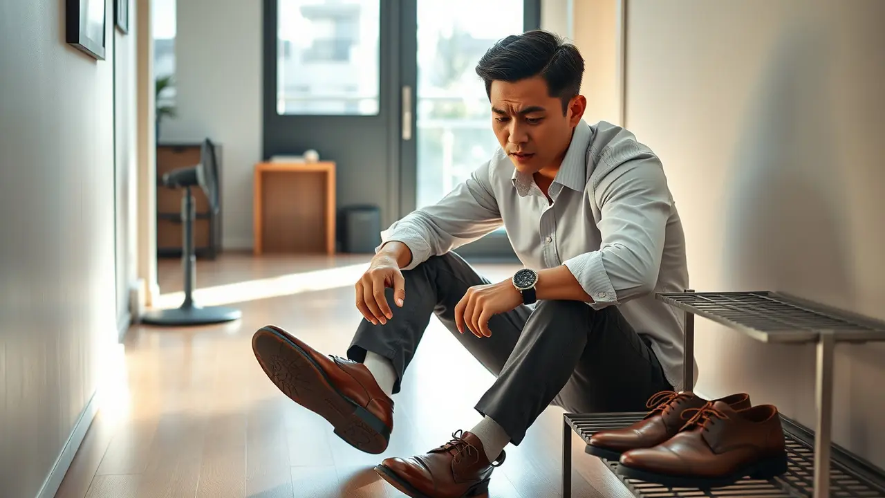 tips agar sepatu tidak bau