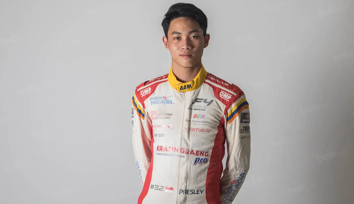 Pada kunjungannya ini Presley Martono bercerita tentang keinginannya tampil di F1 namun tanpa meninggalkan pendidikan. (Bola.com/Vitalis Yogi Trisna)