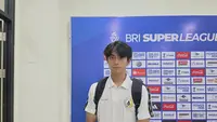 Gelandang PSS Sleman asal Jepang, Hiromu Tanaka. (Bola.com/Ana Dewi)