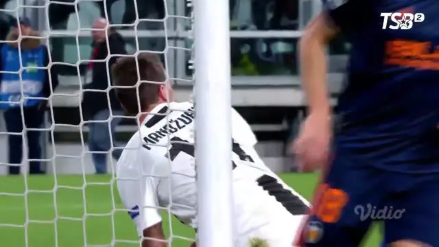 VIDEO: Gol Penentu Kemenangan Juventus atas Valencia di Liga Champions