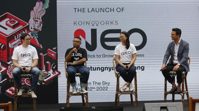 KoinWorks sebagai platform solusi keuangan terpercaya meluncurkan inovasi terbaru bernama KoinWorks NEO, sebuah layanan finansial terintegrasi untuk UKM. (Dok KoinWorks)