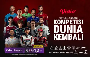 Tim Tango Hingga Diskon 20% Ada Juga di Vidio Kuota Terbatas!