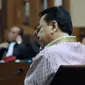 Terdakwa dugaan korupsi proyek e-KTP, Setya Novanto mengikuti sidang lanjutan di Pengadilan Tipikor, Jakarta, Kamis (29/3). Sidang mendengar pembacaan tuntutan oleh Jaksa Penuntut Umum. (Liputan6.com/Helmi Fithriansyah)