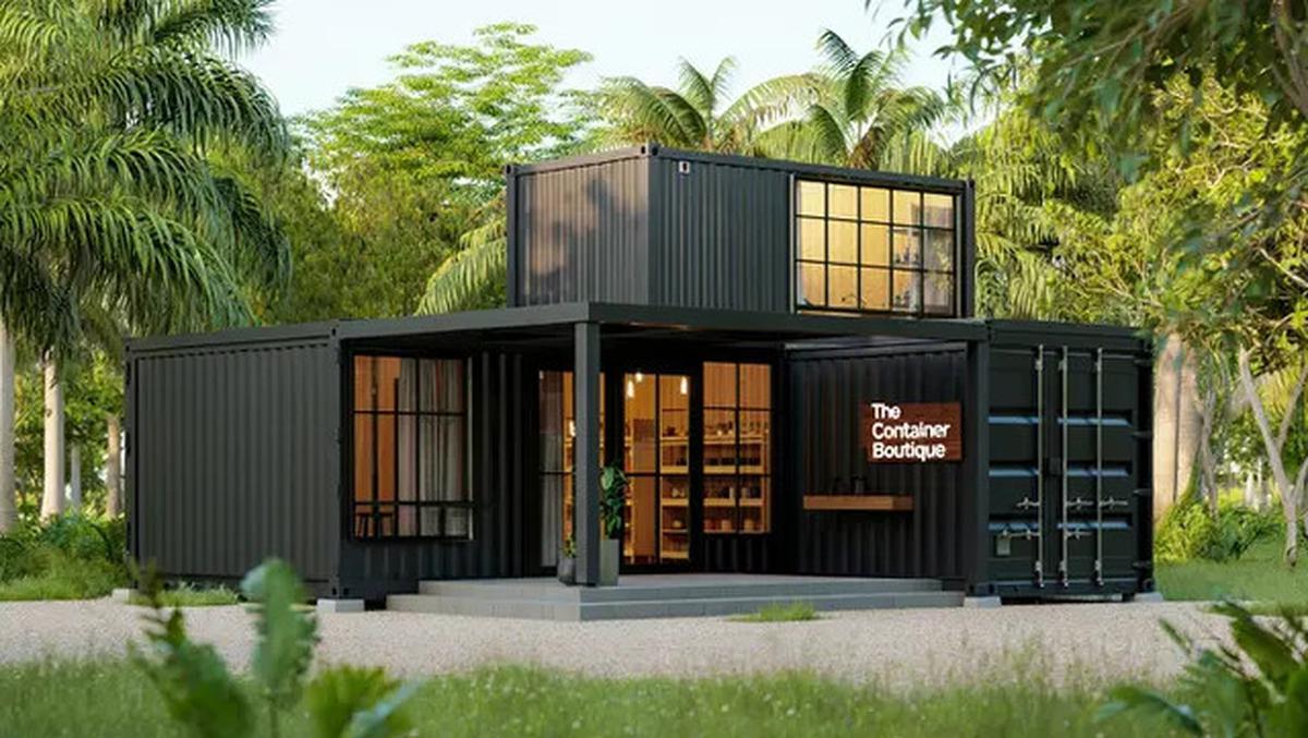 8 Desain Warung Jualan Kontainer dari Baja Ringan, Tampilannya Estetik Modern