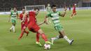 Sepanjang pertandingan, Marco Motta tampil tenang dan disiplin dalam mengawal lini pertahanan skuat Macan Kemayoran. (Bola.com/M Iqbal Ichsan)