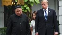 Kim Jong-un dan Donald Trump (Foto: SAUL LOEB / AFP)