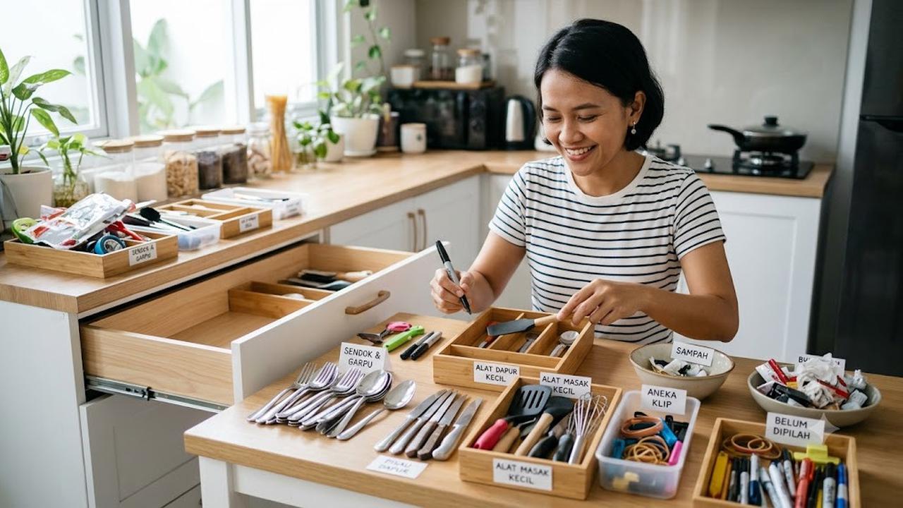 Trik Menata Laci Serbaguna agar Tidak Berantakan Lagi/AI Generated