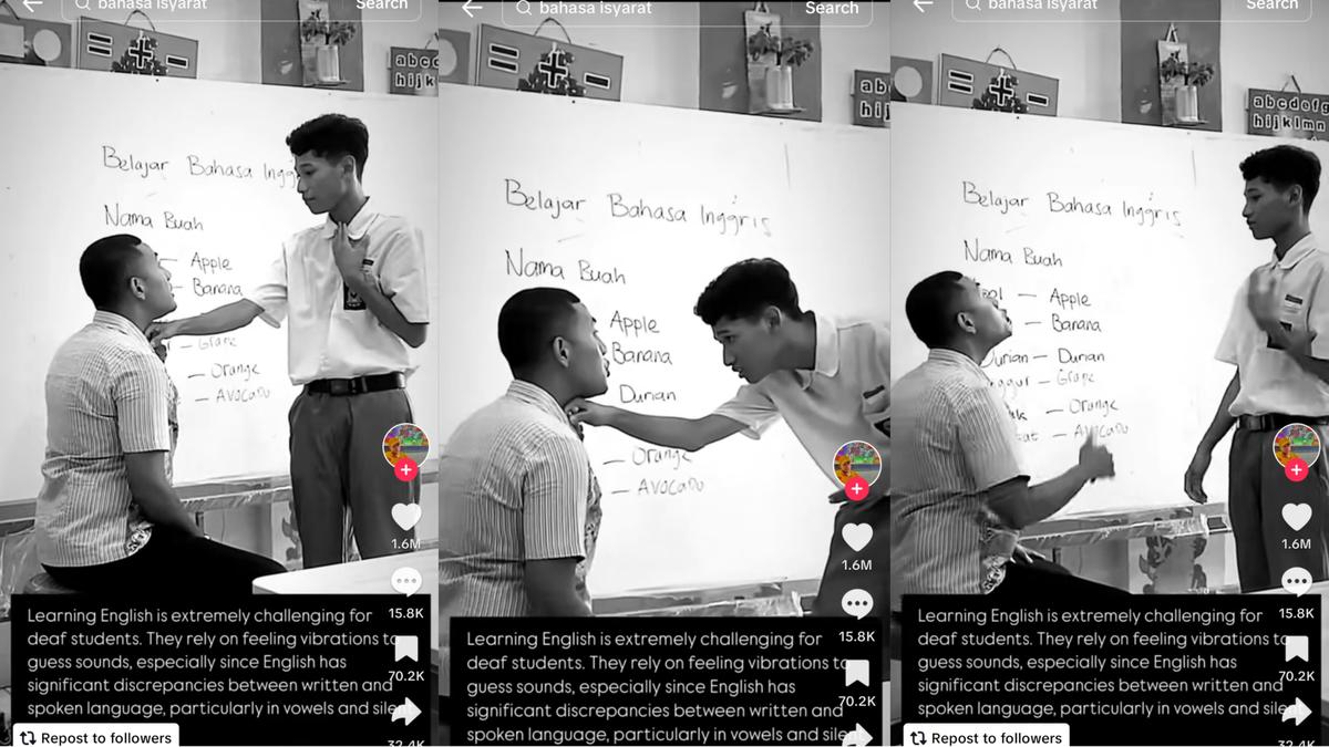 Guru SLB di Pekalongan Viral usai Perlihatkan Teknik Pelafalan Bahasa Inggris yang Efektif bagi Siswa Tuli
