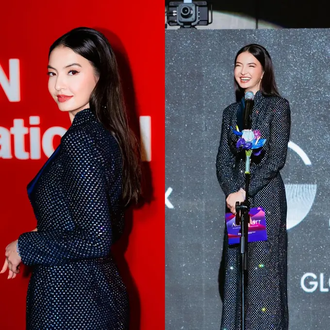 6 Pesona Elegan Khas Perempuan Indonesia Raline Shah, Jadi Pembaca Nominasi di Busan International Film Festival 2024