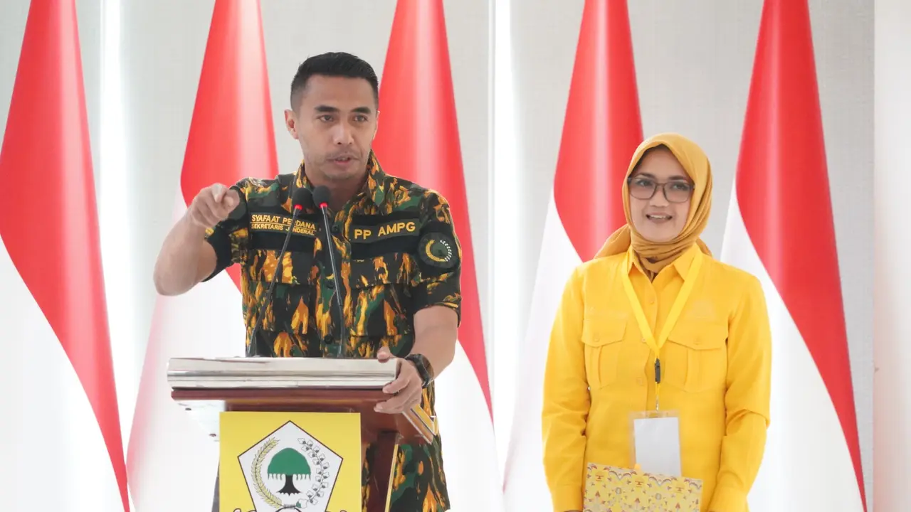 Sekretaris Jenderal Angkatan Muda Partai Golkar (AMPG) Syafaat Perdana