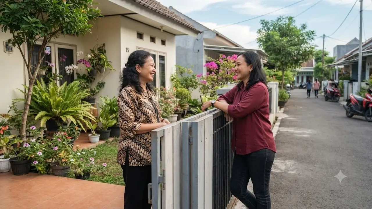 Tinggi Pagar yang Tetap Nyaman untuk Berinteraksi dengan Tetangga