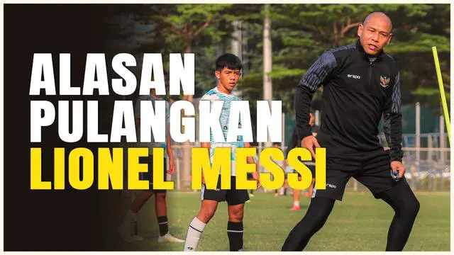 Berita Video, komentar Nova Arianto terkait dipulangkannya Lionel Messi dari Timnas Indonesia U-17