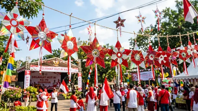Bintang Gantung dari CD Bekas