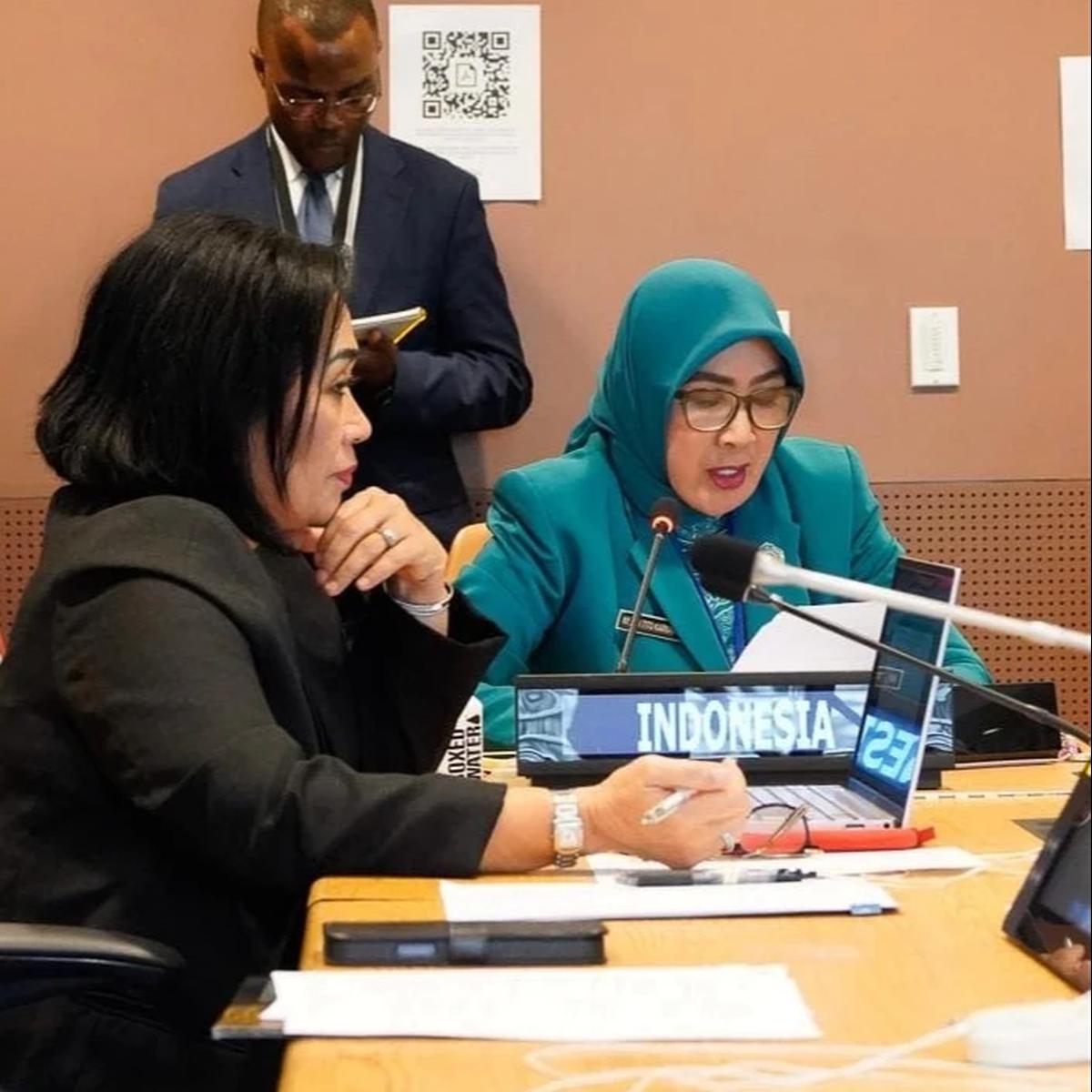 Ketum TP PKK Tri Tito Karnavian pada side event Commission on the Status of Women ke-70 (CSW70)
