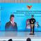 Direktur Utama BPJS Ketenagakerjaan, Saiful Hidayat saat acara Anugerah Paritrana Award 2026, di Plaza BPJamsostek, Jakarta, Jumat (8/5/2026). (Foto: Liputan6.com/Arief RH)