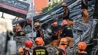Gedung Runtuh di Filipina, 3 Tewas dan 17 Orang Hilang