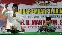 Ketua MPR Mahyudin menegaskan agar pihak asing tidak ikut campur urusan dalam negeri Indonesia. Ikut campurnya negara asing dalam urusan dalam negeri menjadi salah satu faktor separatisme.
