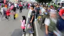 Pemerintah Kota Depok juga menyiapkan beberapa lokasi kantong parkir bagi warga yang ingin menikmati Hari Bebas Kendaraan Bermotor atau Car Free Day (CFD) di kota Depok. (Liputan6.com/Herman Zakharia)
