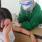 Vaksinasi Covid-19 di Stasiun Purwokerto. (Foto: Liputan6.com/Humas KAI Daop 5 PWT)