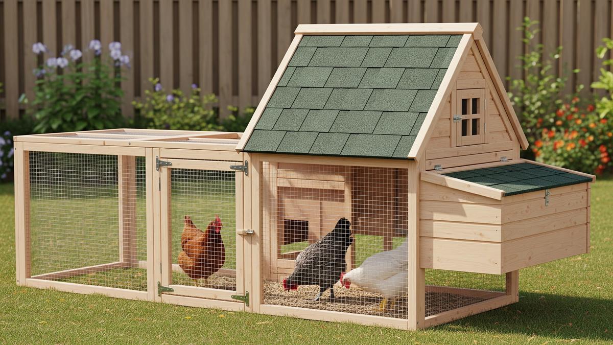 8 Desain Kandang Ayam Lipat Praktis, Mudah Dipindahkan, dan Nyaman untuk Peliharaan