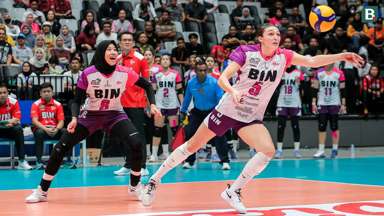 Jakarta BIN melawan Jakarta Electric PLN di babak final Proliga 2024.