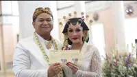 Nabila Gomes resmi menikah dengan Muhammad Reza (Liputan6.com/Budi Santoso)