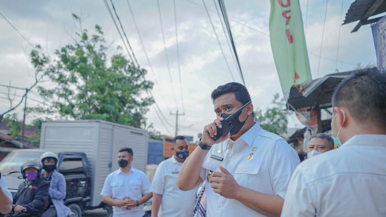 Tanggap Atasi Banjir, Bobby Nasution Segera Normalisasi 60 Km Drainase