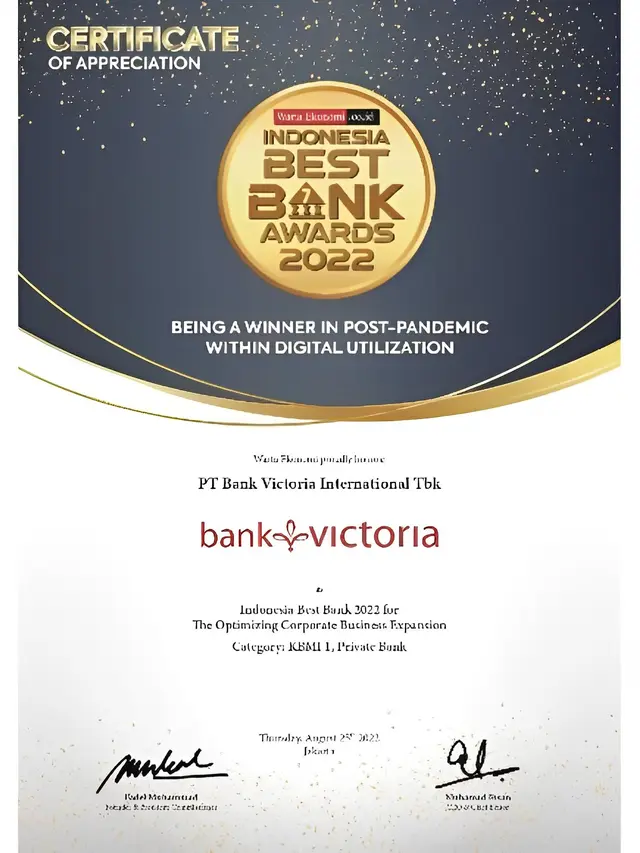 Rekap Peristiwa Penting yang Terjadi di Bank Victoria dari Januari-Desember 2022, Apa Saja?