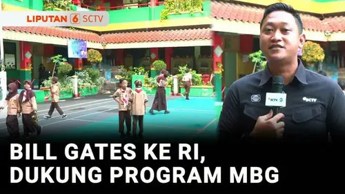 VIDEO: Datang ke Indonesia, Bill Gates Dukung Program Makan Bergizi Gratis
