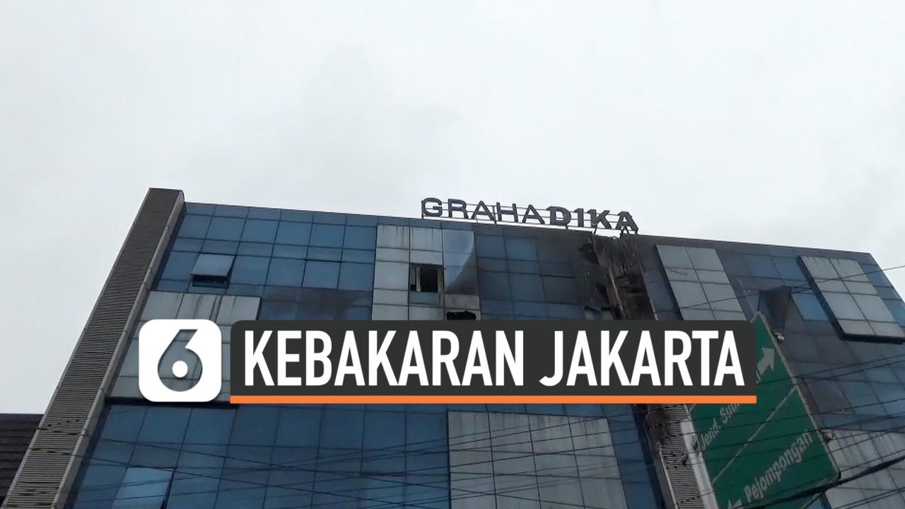 VIDEO: Kebakaran Gedung Perkantoran di Benhil