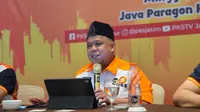 Kang Irwan memberi materi dalam kegiatan Training for Trainer (TFT) Saksi Pemilu kader PKS Jatim. (Istimewa).