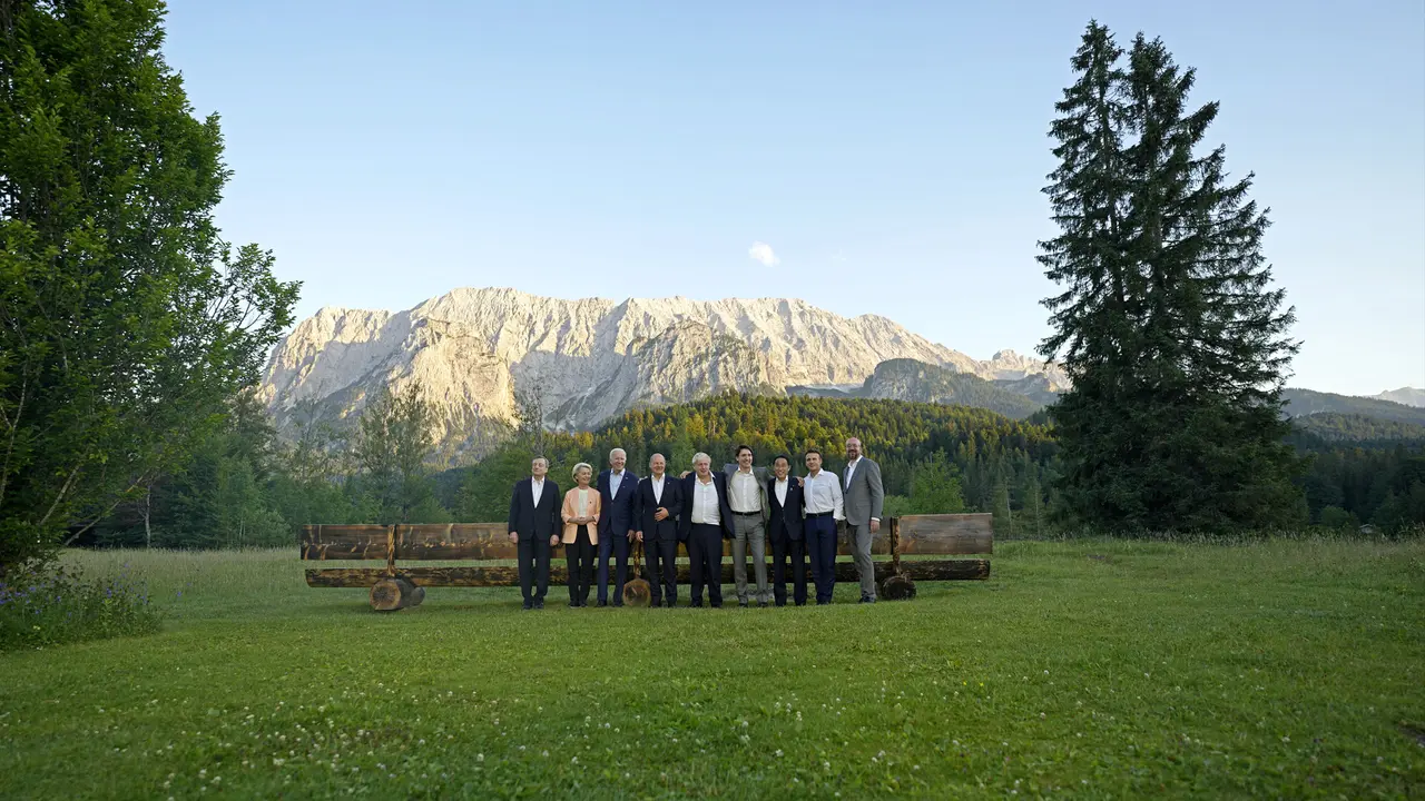 FOTO: Keakraban Para Pemimpin G7 dalam KTT di Jerman