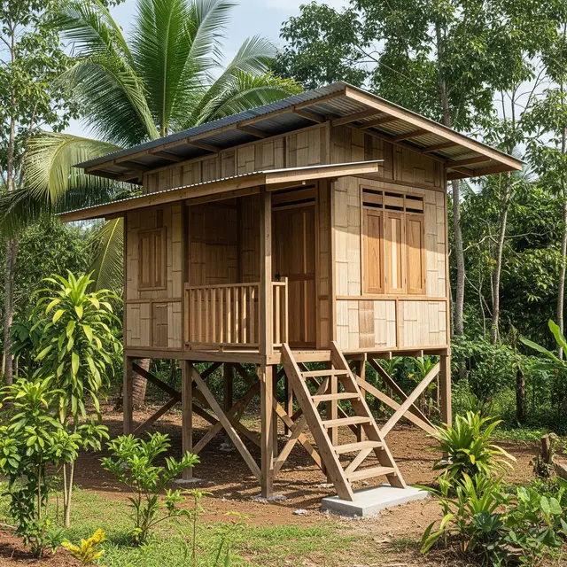 Desain Rumah Sederhana 50 Juta Tapi Tetap Nyaman untuk 4 Orang
