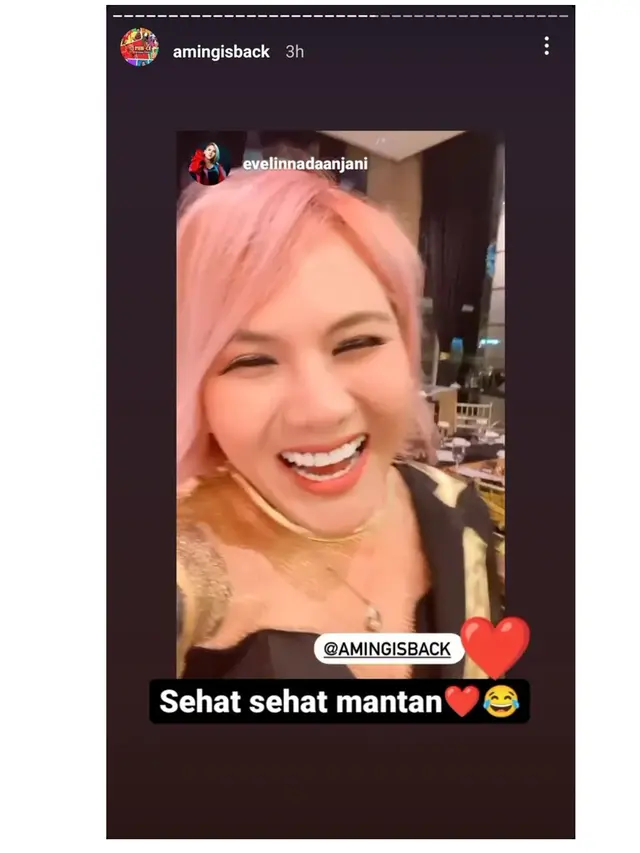 6 Momen Evelyn Anjani Bertemu Aming di Ulang Tahun Lucinta Luna, Tetap Akrab